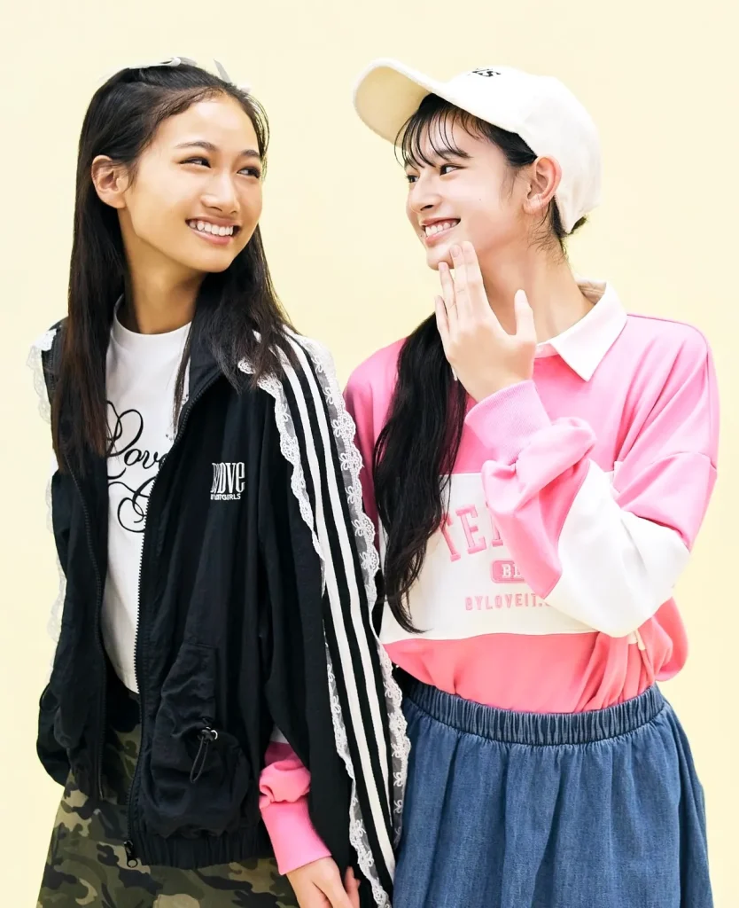 モデル：［左から］かのん、末永 ひなた（ヒナちゃん）　Photo/Harada Minori